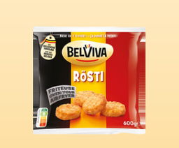 FRITES BELVIVA ROSTIS 600G X16